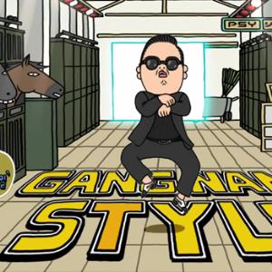 Did psy have a stroke of luck when he wrote gangnam style?